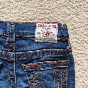 True Religion Denim with Bold Orange Accents